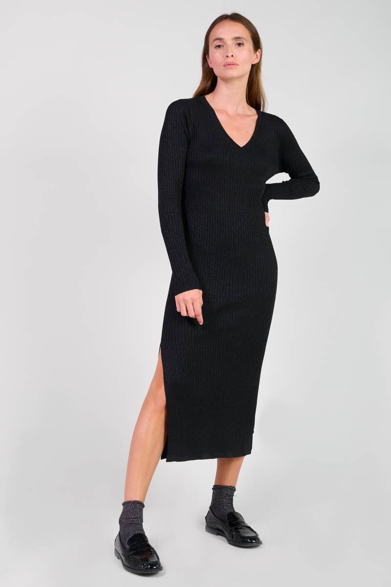 Shiny black Anomy dress