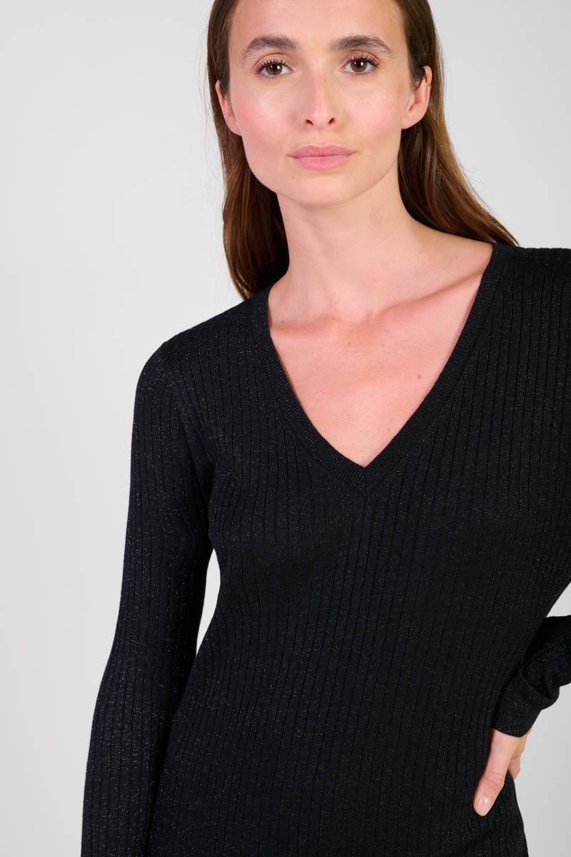 Shiny black Anomy dress