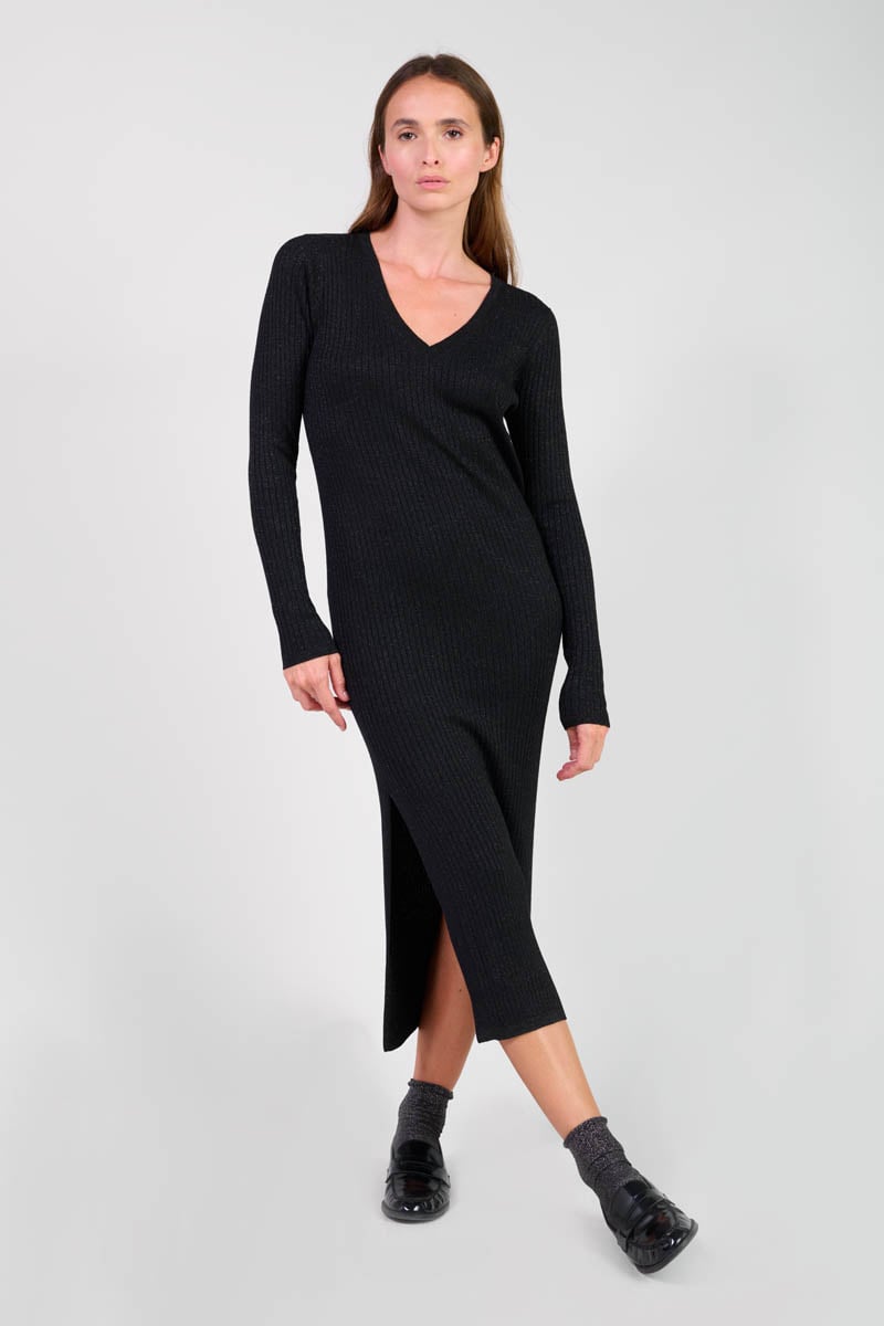 Shiny black Anomy dress