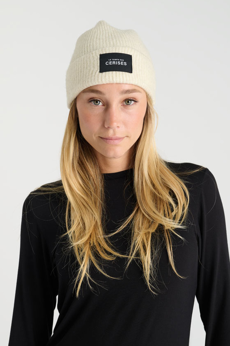 Bonnet Floriza crème