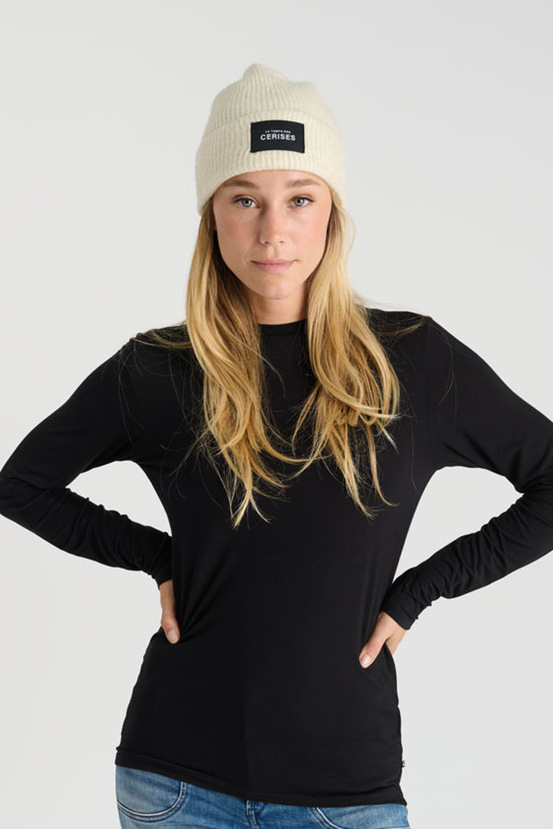 Bonnet Floriza crème