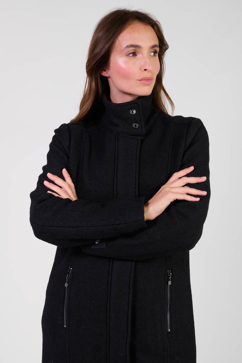 Black Kaplan coat