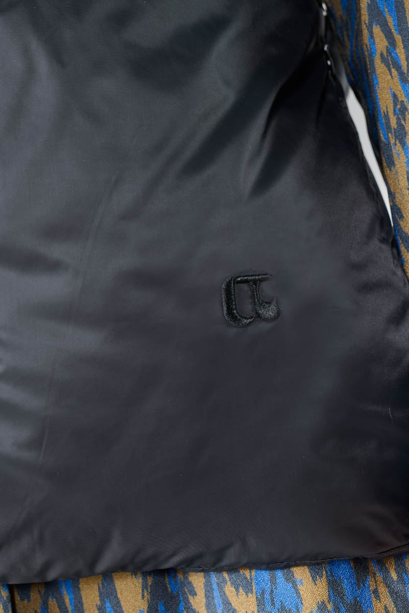 Kiko black sleeveless padded jacket