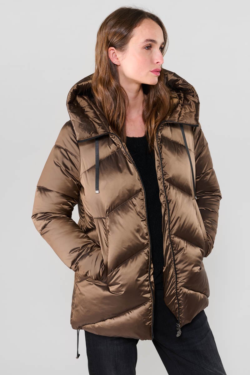 Kilia bronze down jacket