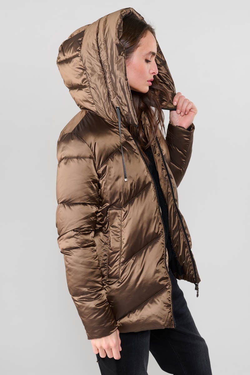 Kilia bronze down jacket