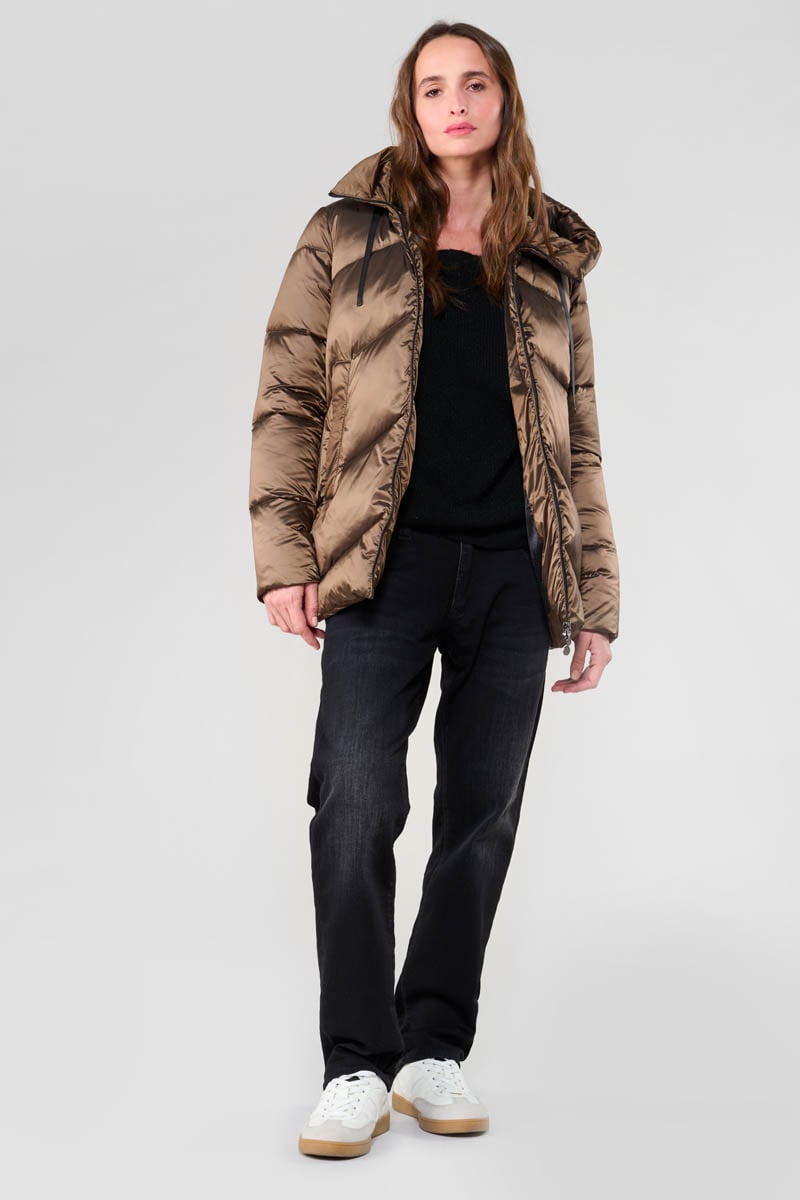 Kilia bronze down jacket