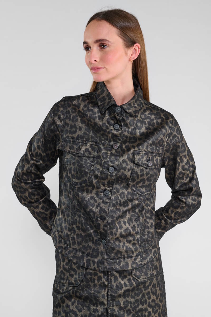 Lilly leopard print jacket