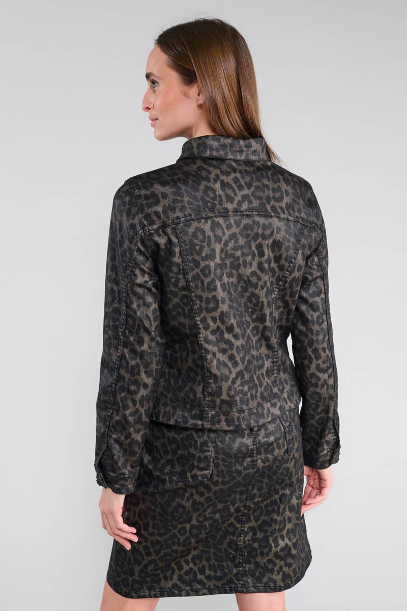 Lilly leopard print jacket
