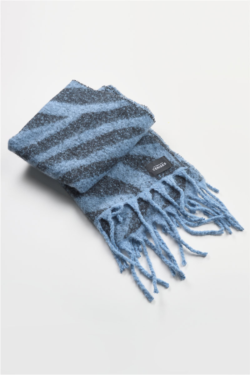 Echarpe Terara bleue