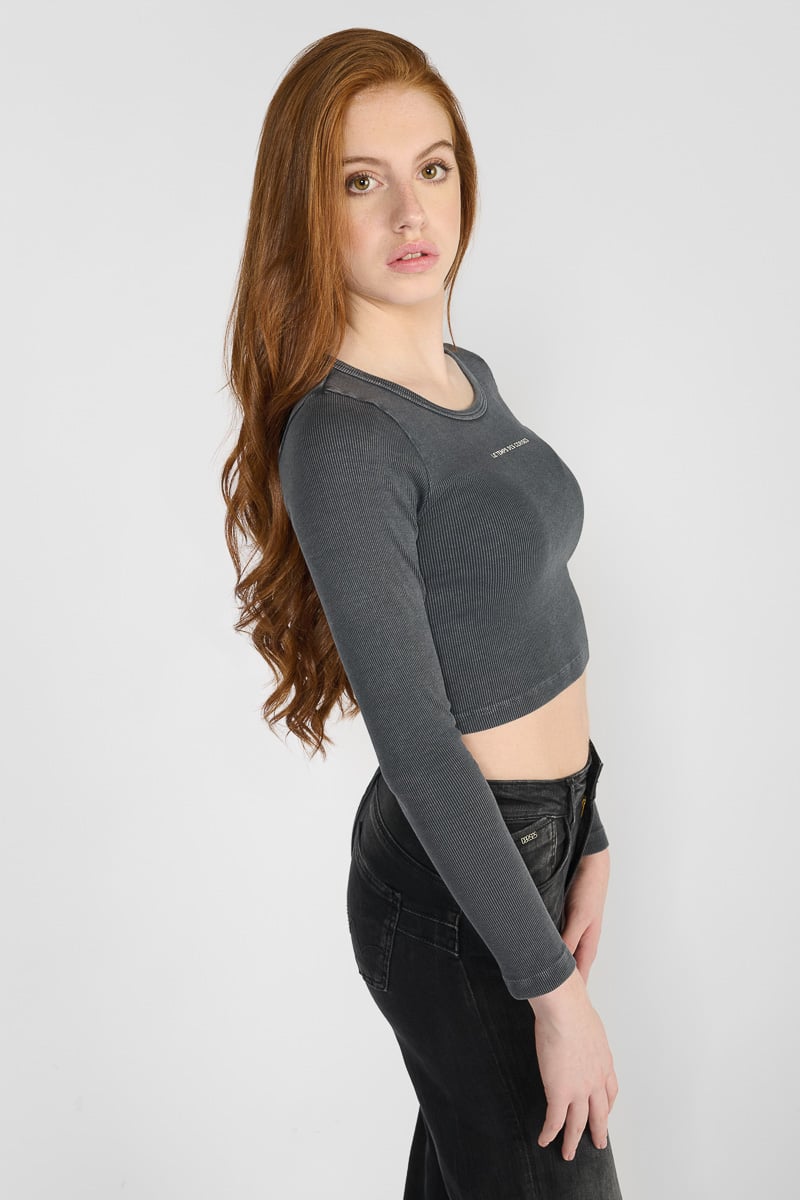 Albegi grey crop top