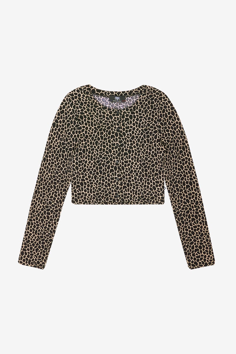 Coulagi black patterned top