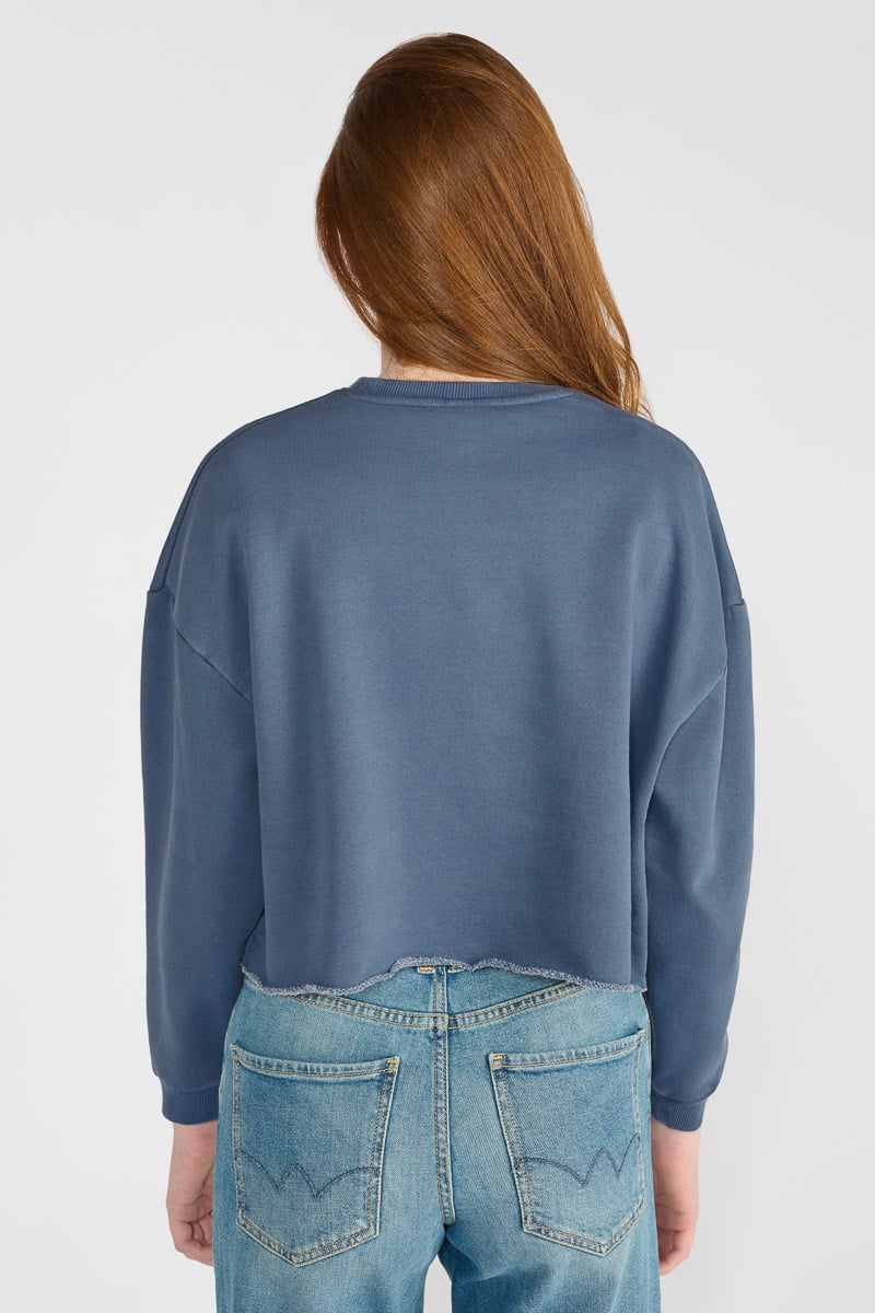 Filougi short sweatshirt blue