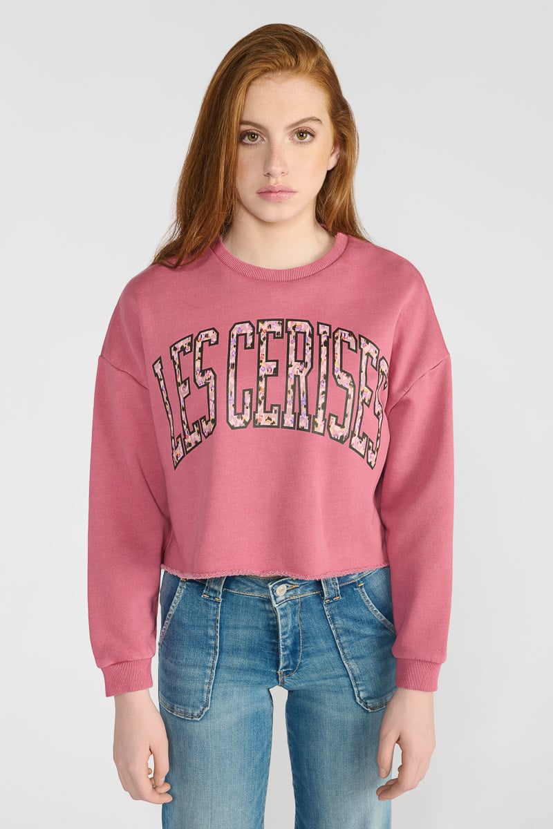 Filougi pink short sweatshirt 