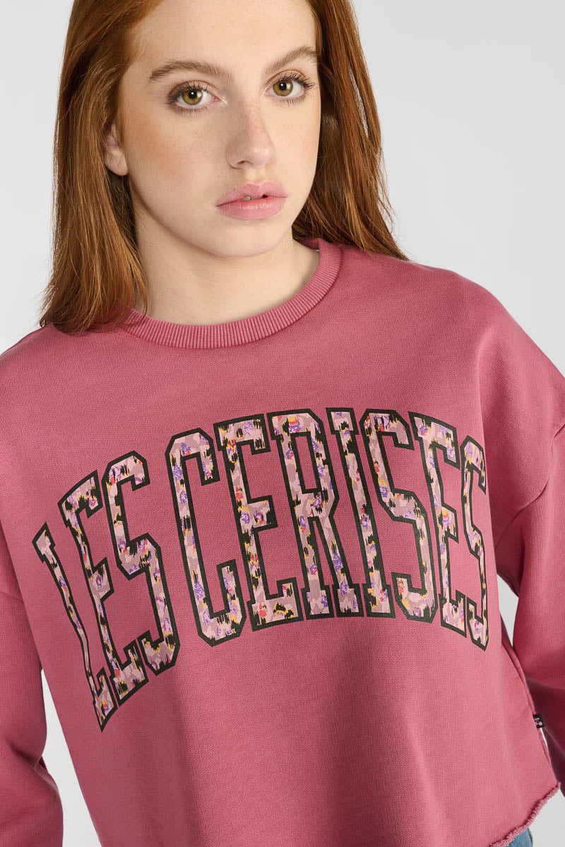 Filougi pink short sweatshirt 