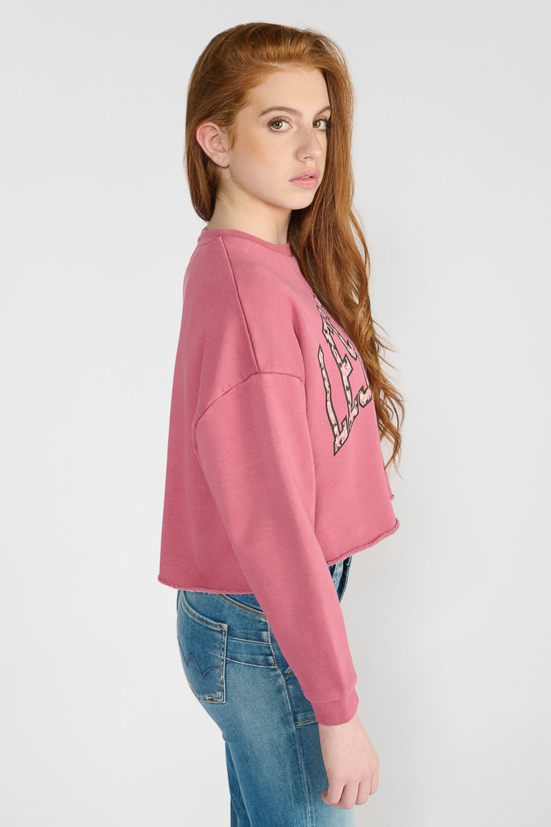 Filougi pink short sweatshirt 