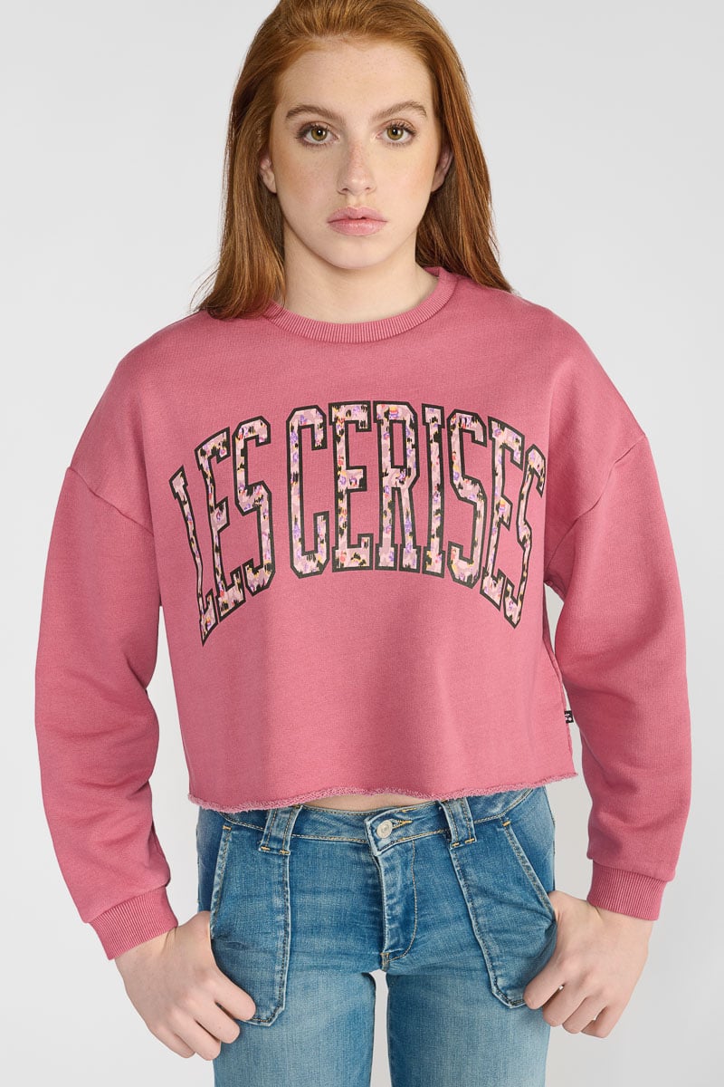 Filougi pink short sweatshirt 