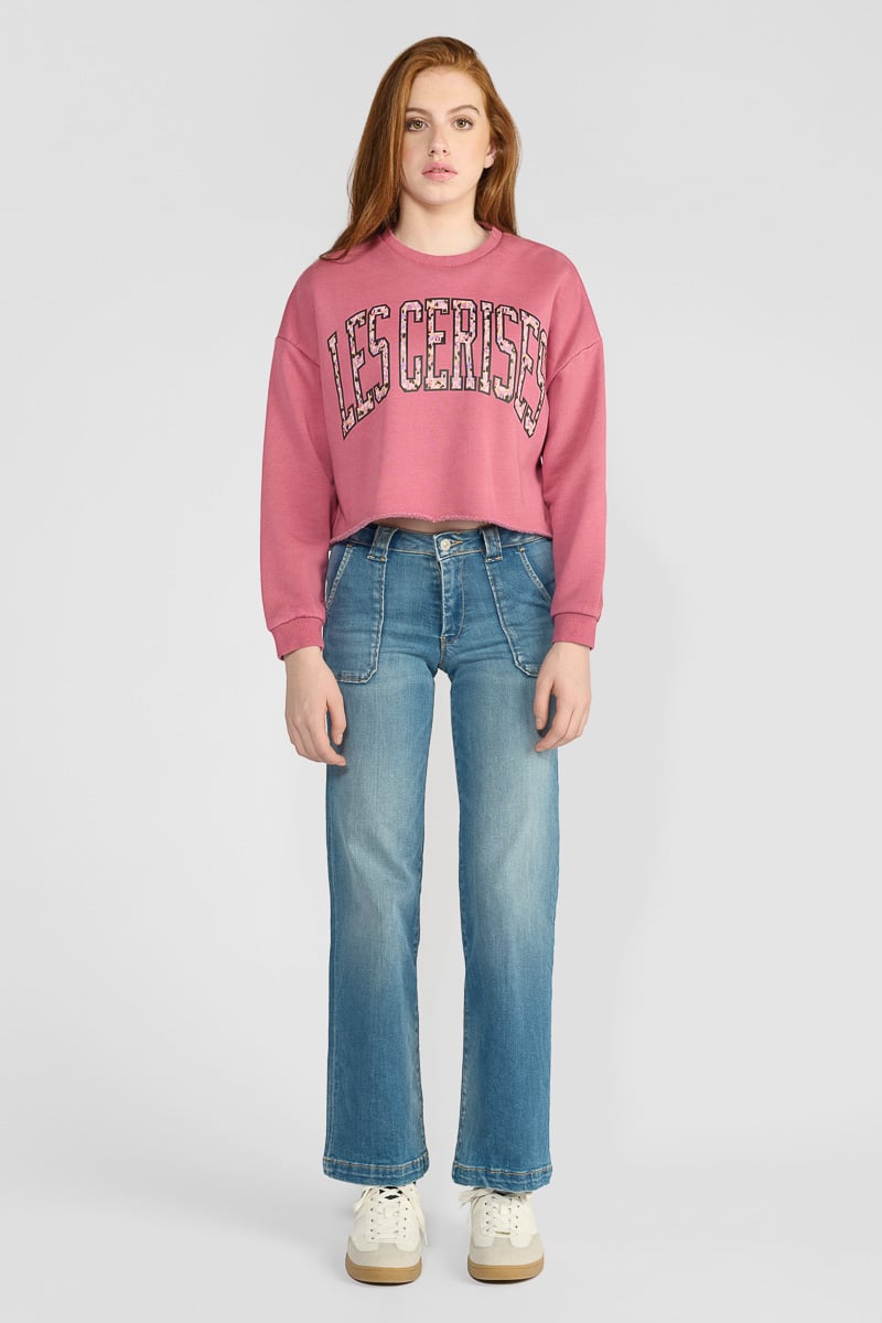 Filougi pink short sweatshirt 