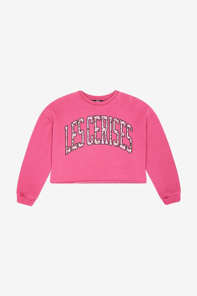 Filougi pink short sweatshirt 