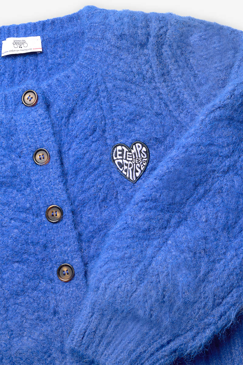 Melagi electric blue cardigan 