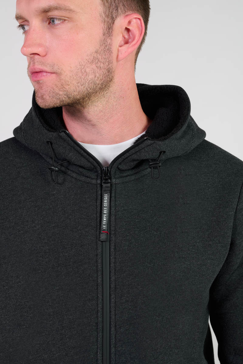 Grey Disal zip-up jacket