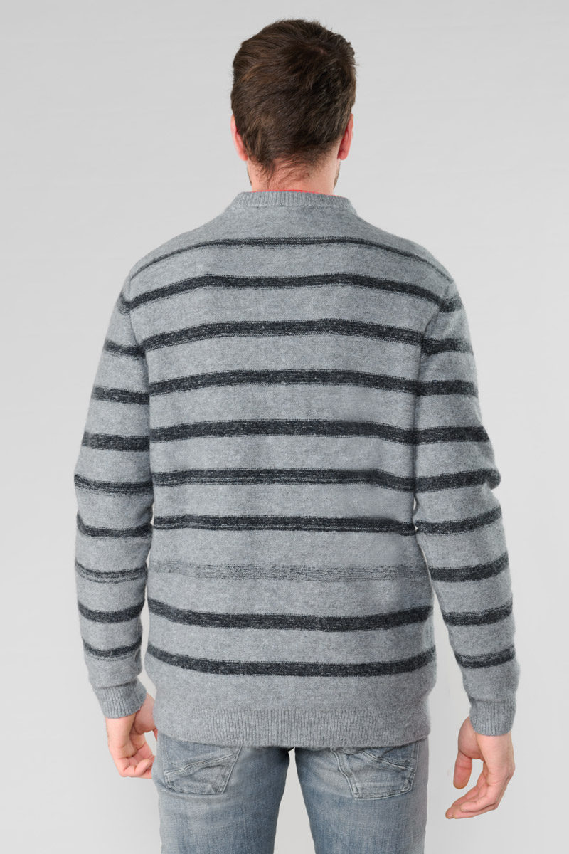 Dunite grey striped sweater