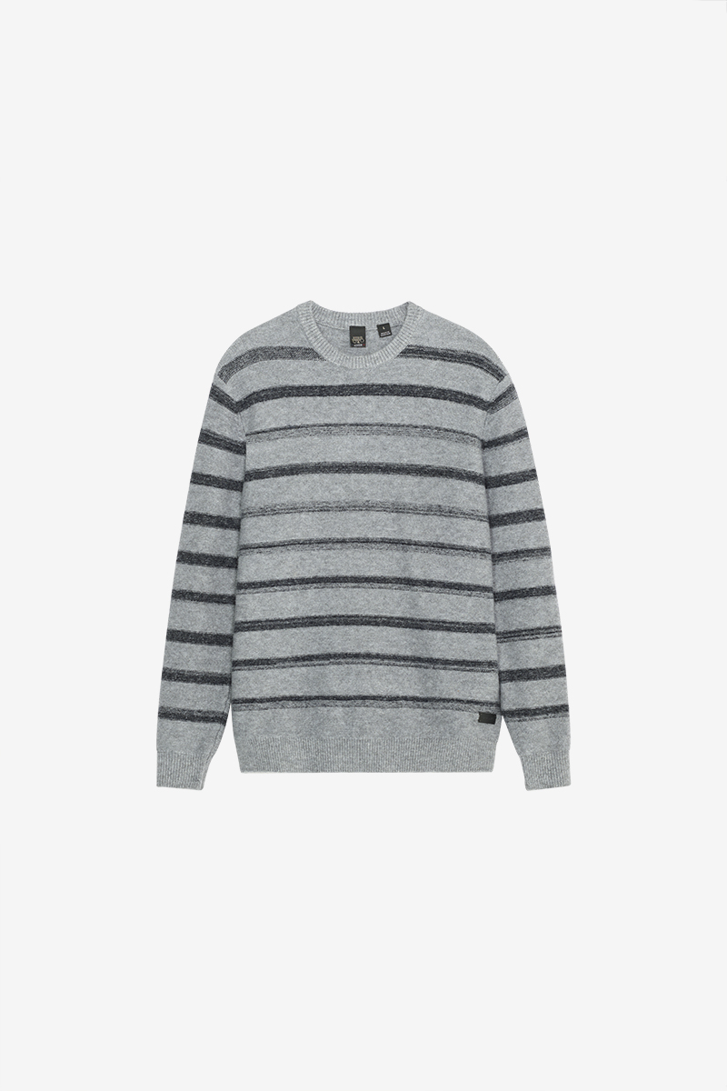 Dunite grey striped sweater