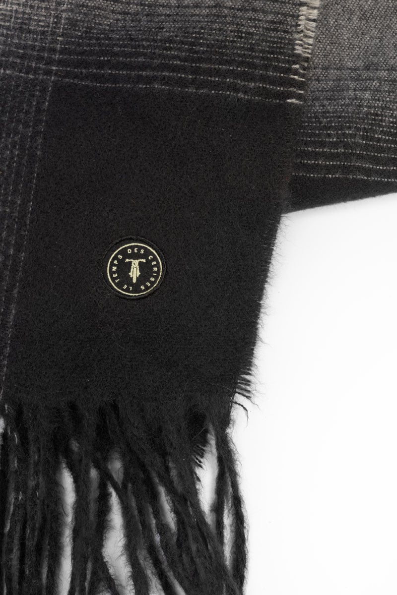 Echarpe Lupa noir à carreaux