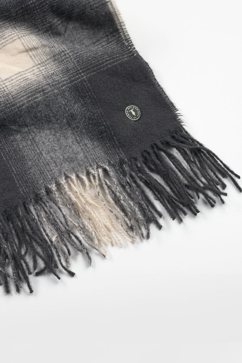 Echarpe Lupa noir à carreaux