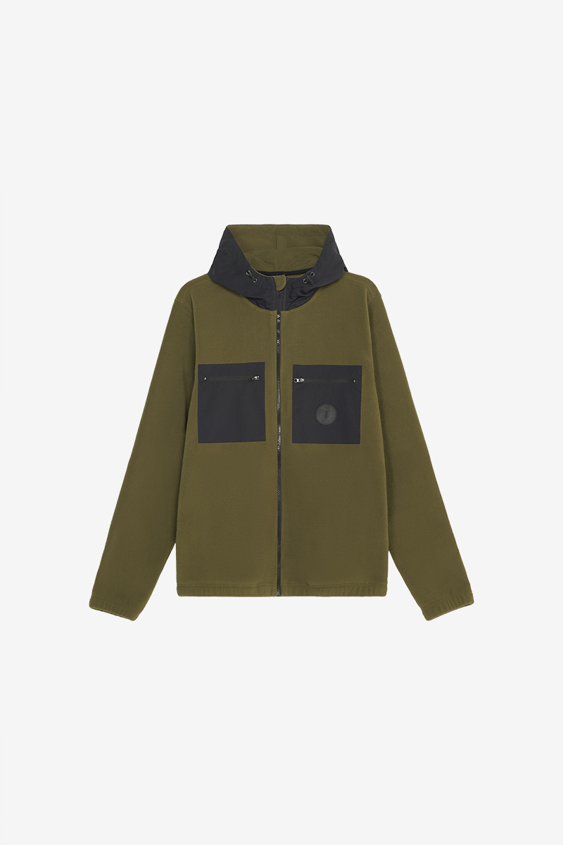 Mirmon khaki zip jacket