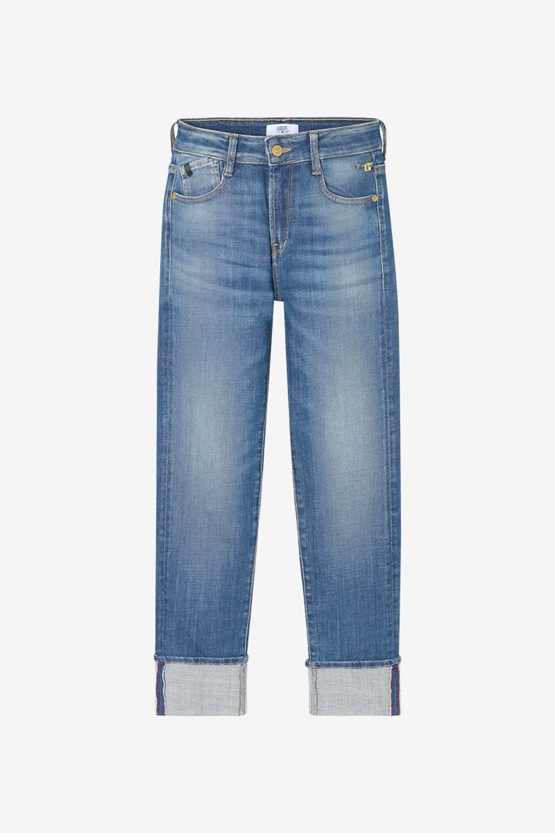 Jeans 400/17 mom Loli taille haute 7/8ème bleu N°3