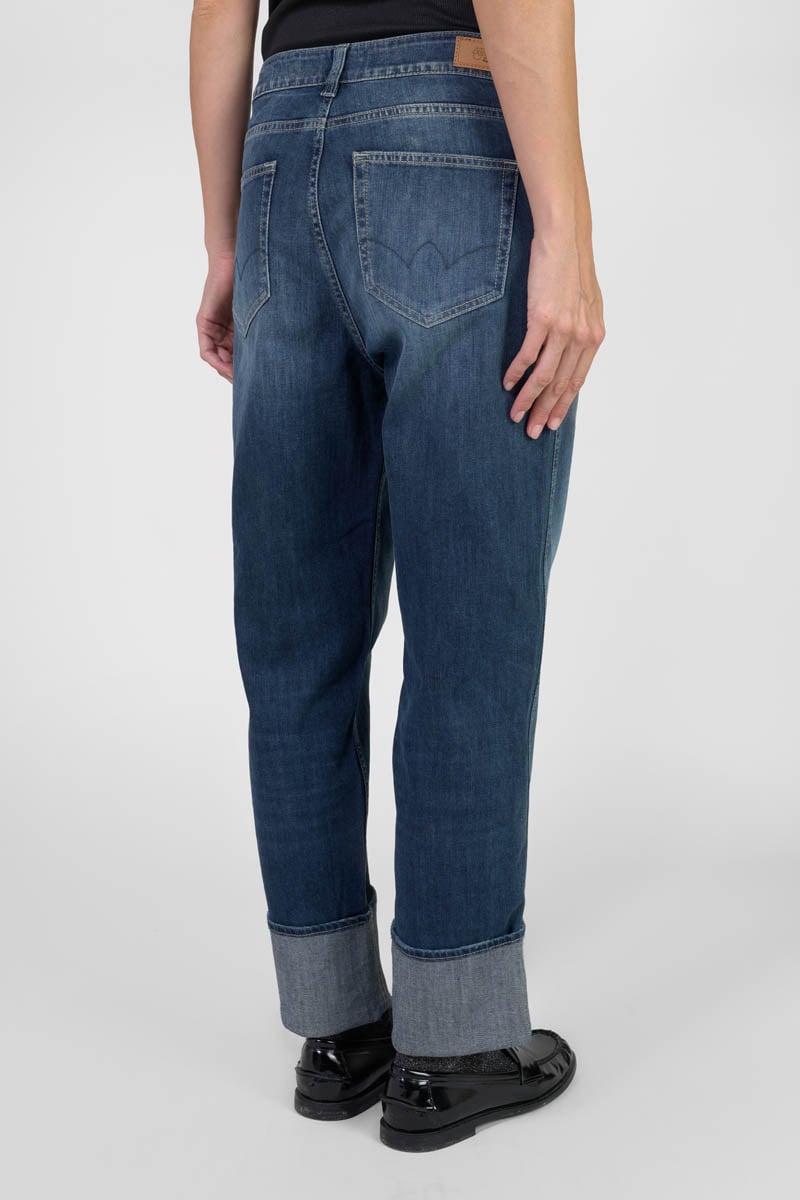 Jeans 400/60 girlfriend Jama high waist blue N°1