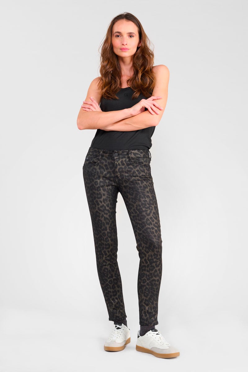 Trousers pulp slim Leo 7/8th coated 