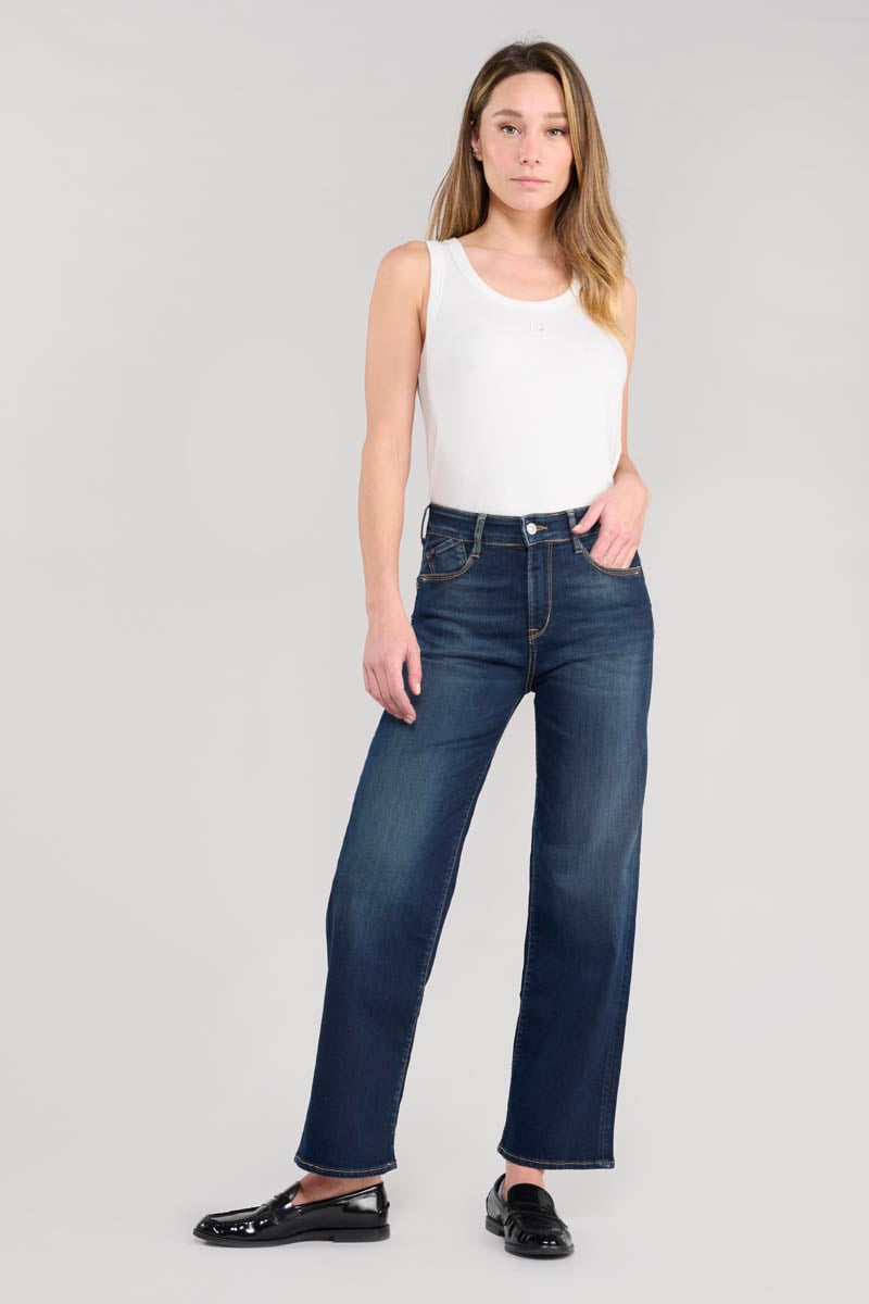Jeans pulp wide leg high waist 7/8th blue N°1