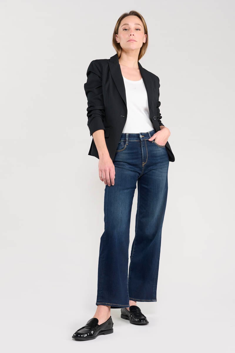 Jeans pulp wide leg high waist 7/8th blue N°1