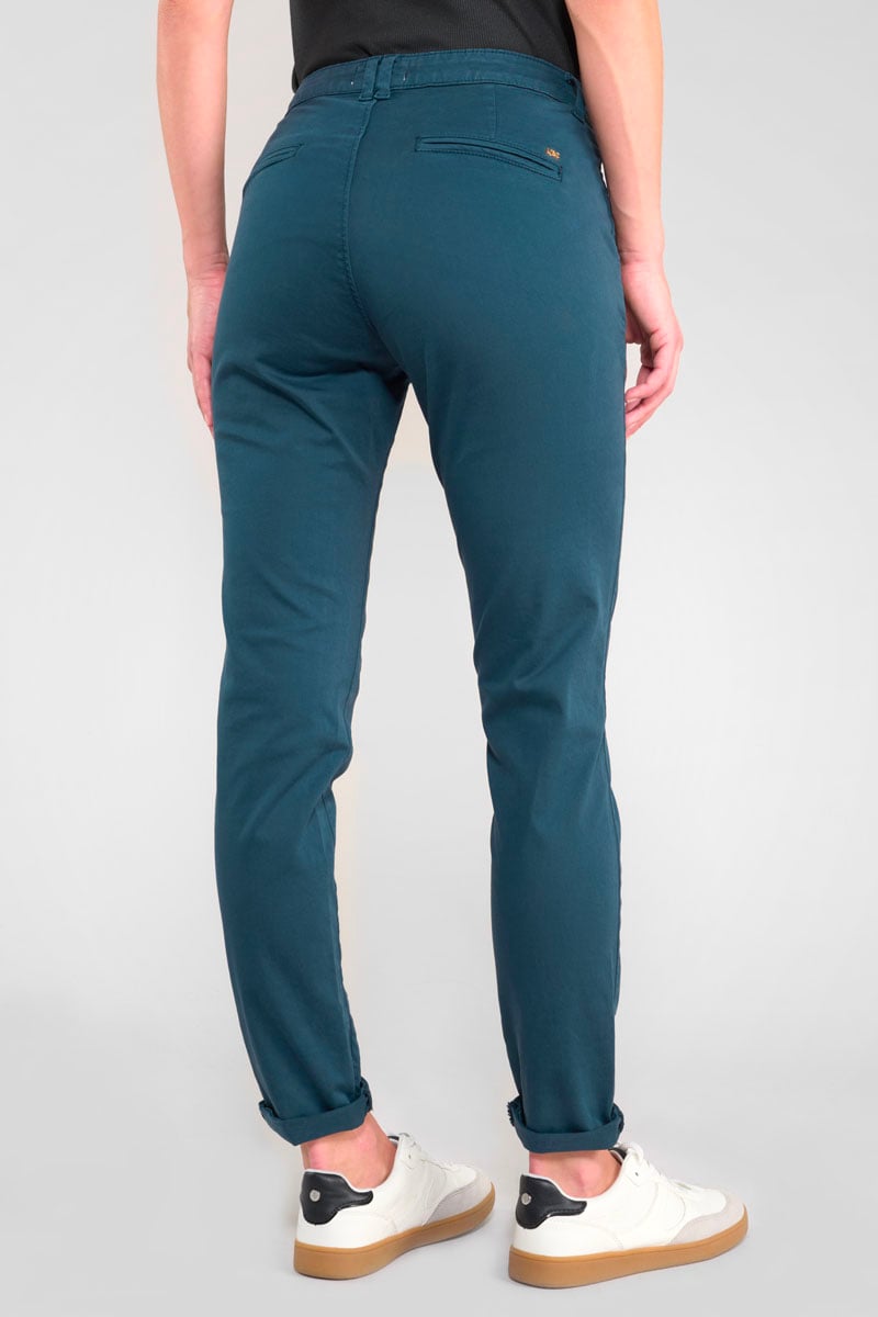Dyli6 navy blue chino trousers
