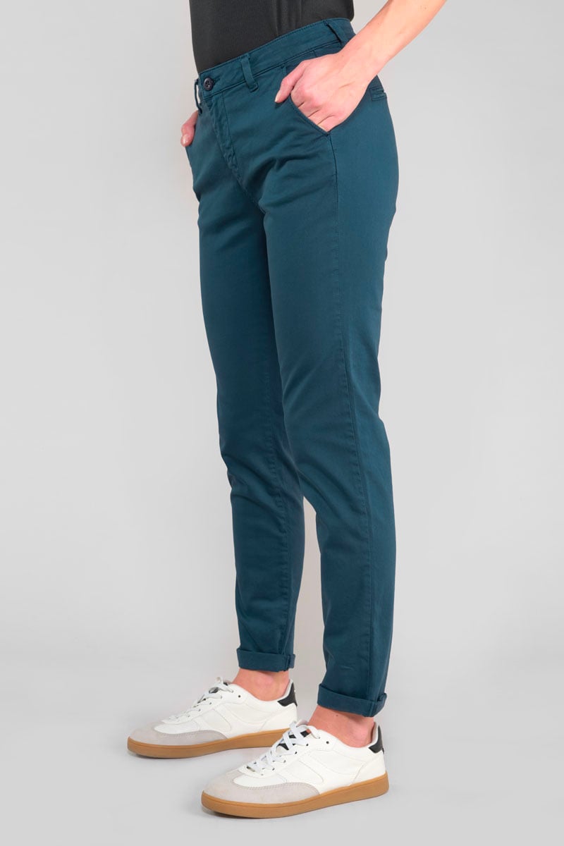 Dyli6 navy blue chino trousers
