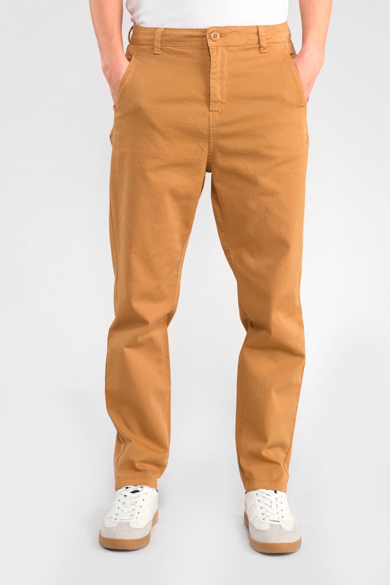 Pantalon chino Erle camel