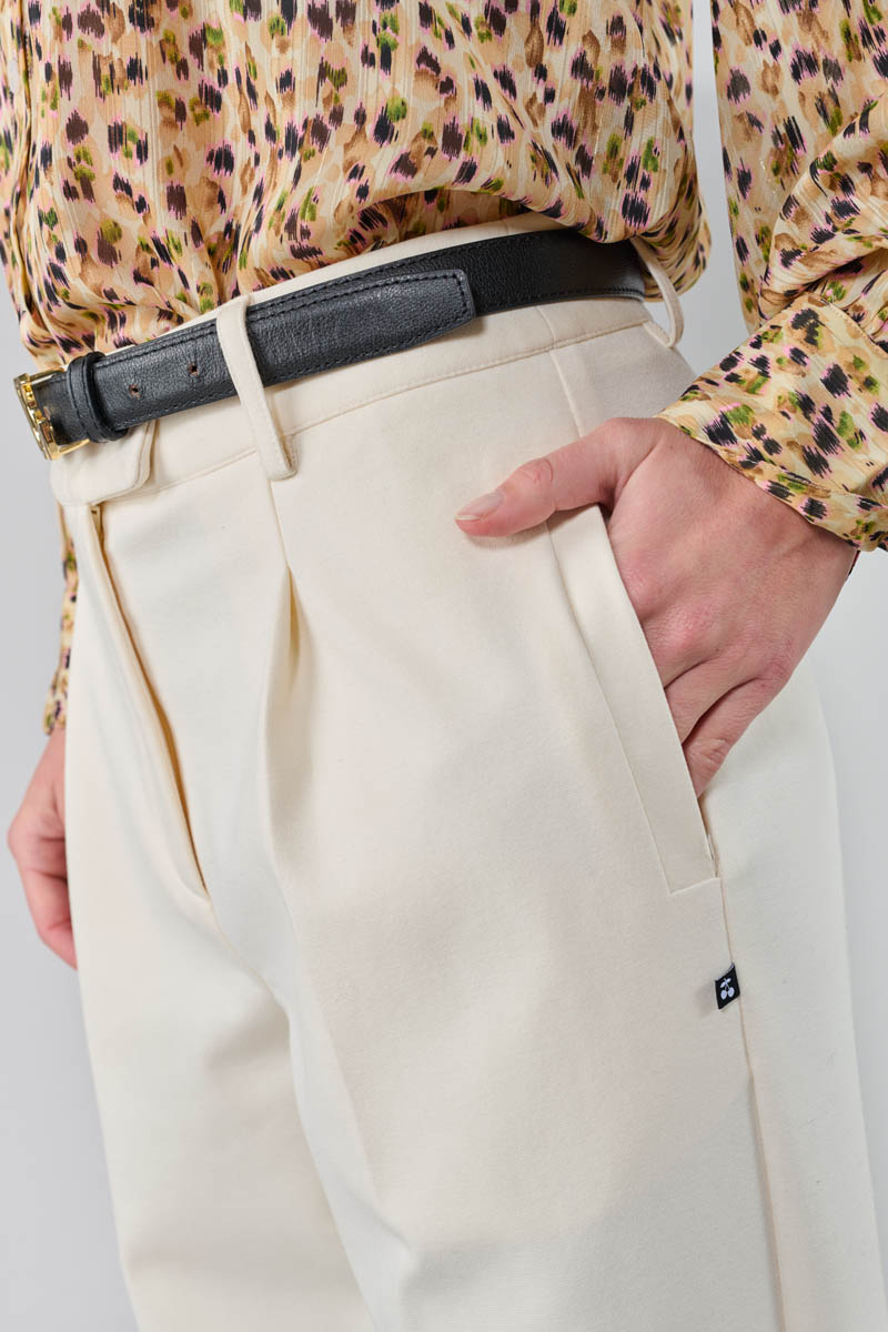 Cream Igor trousers