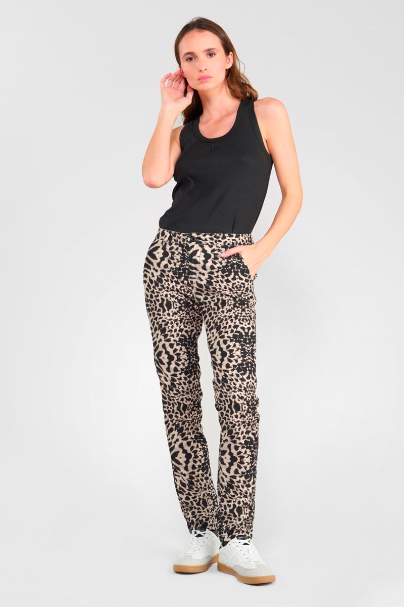 Pantalon chino Rodin à motif animalier