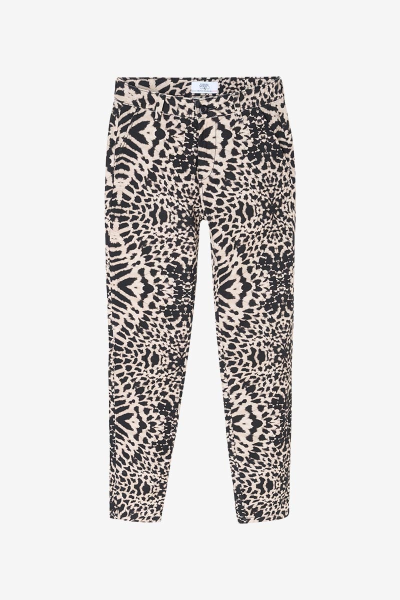 Pantalon chino Rodin à motif animalier