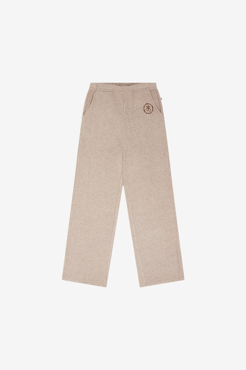 Arizegi pants in beige knitwear