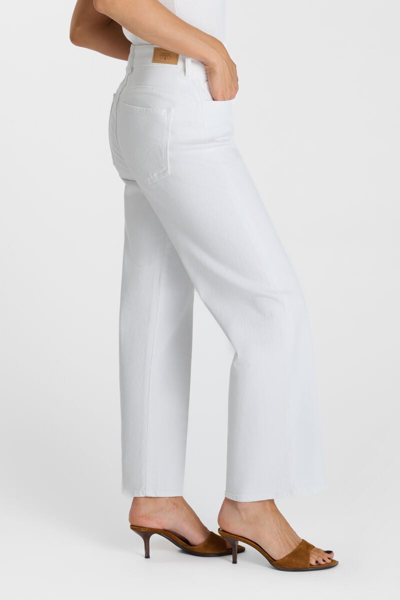 Jeans pulp wide leg white