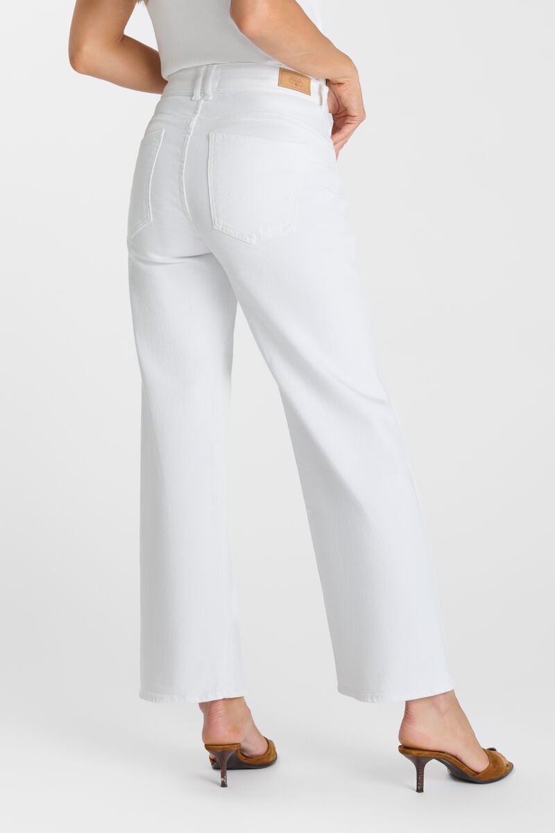 Jeans pulp wide leg white