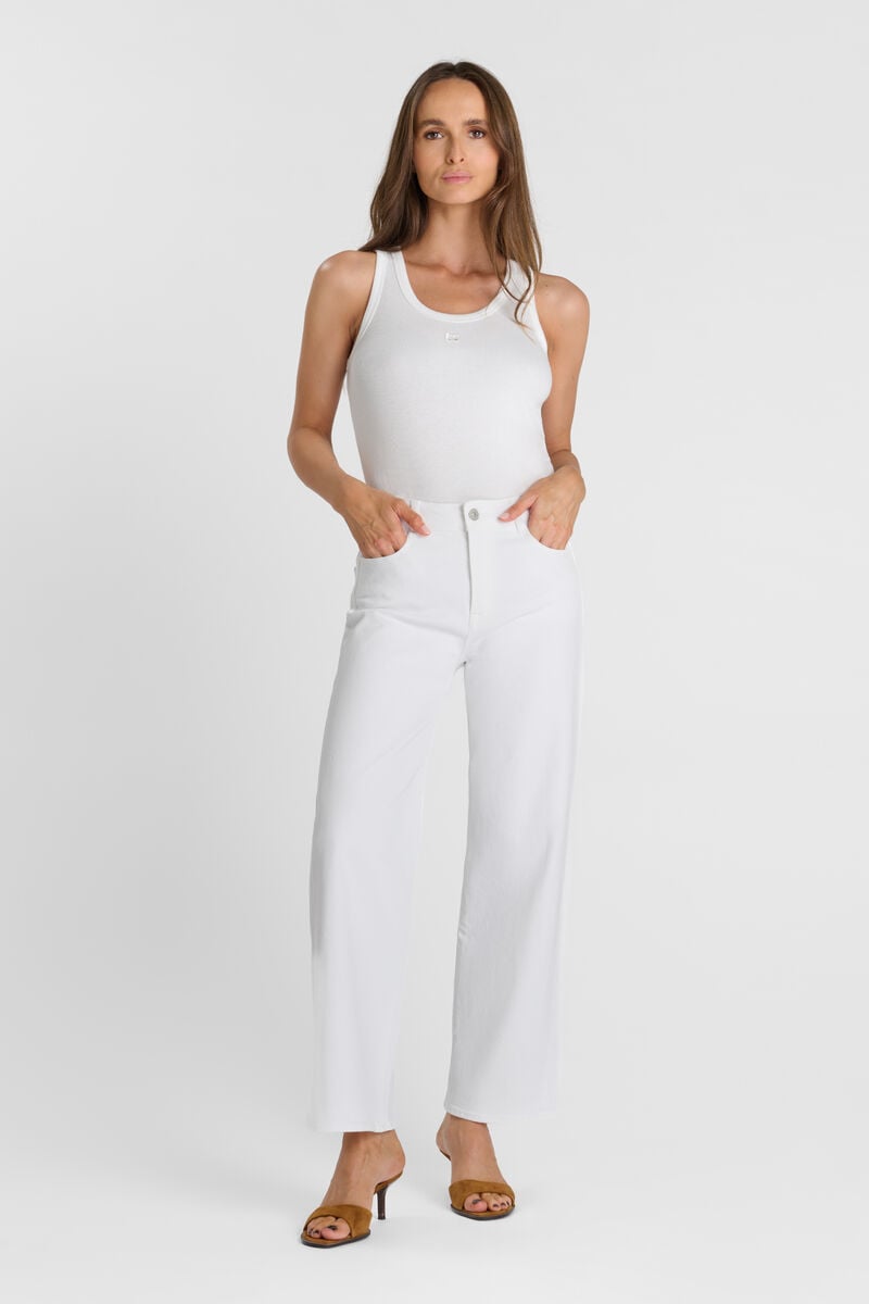 Jeans pulp wide leg white