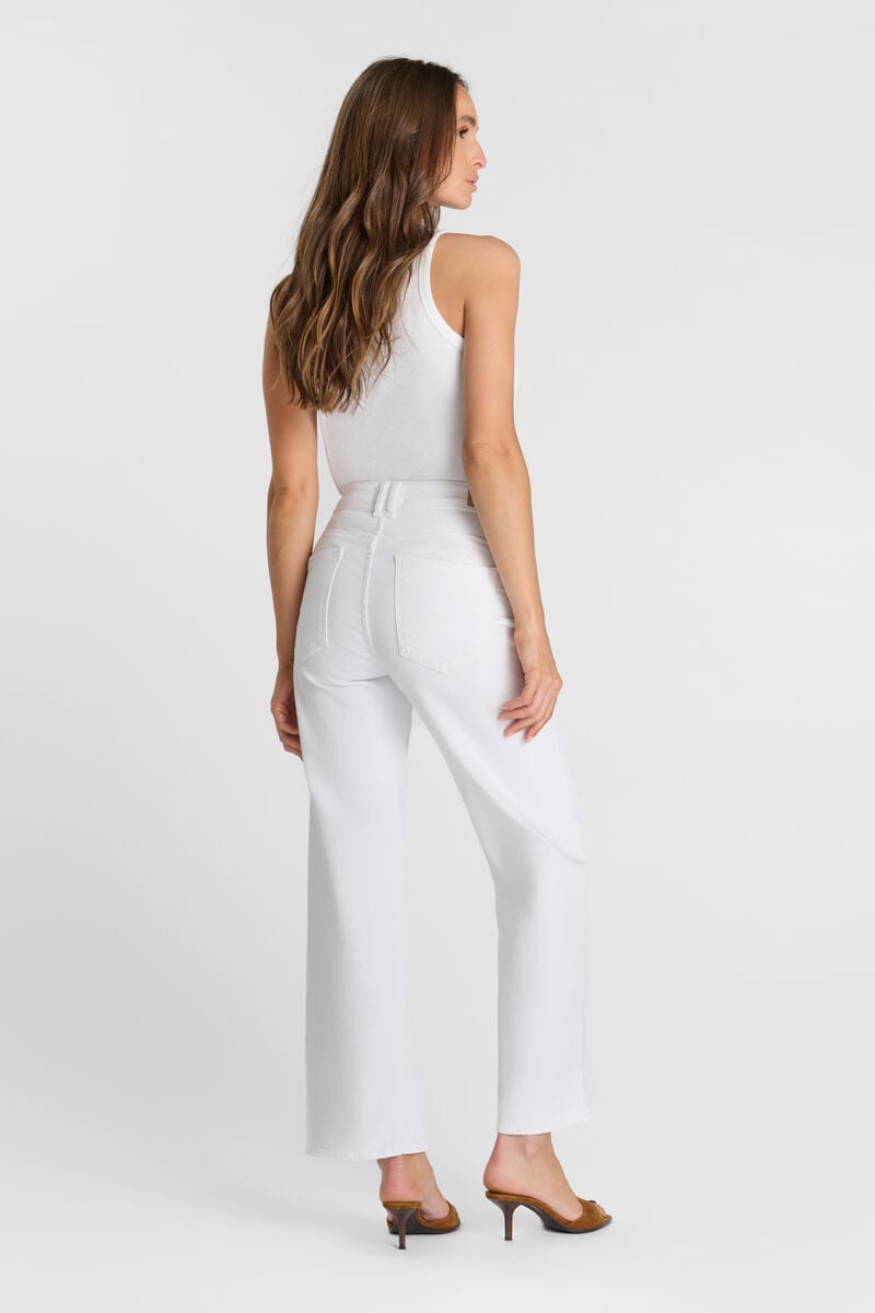 Jeans pulp wide leg white