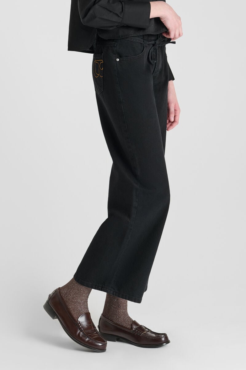 Jeans wide leg Alexgi high waist black N°0