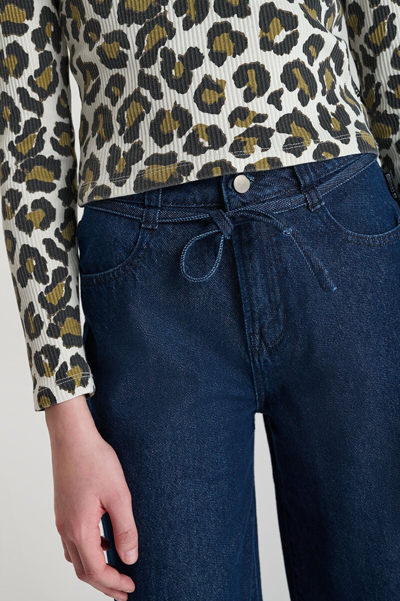 Jeans wide leg Alexgi high waist blue N°0