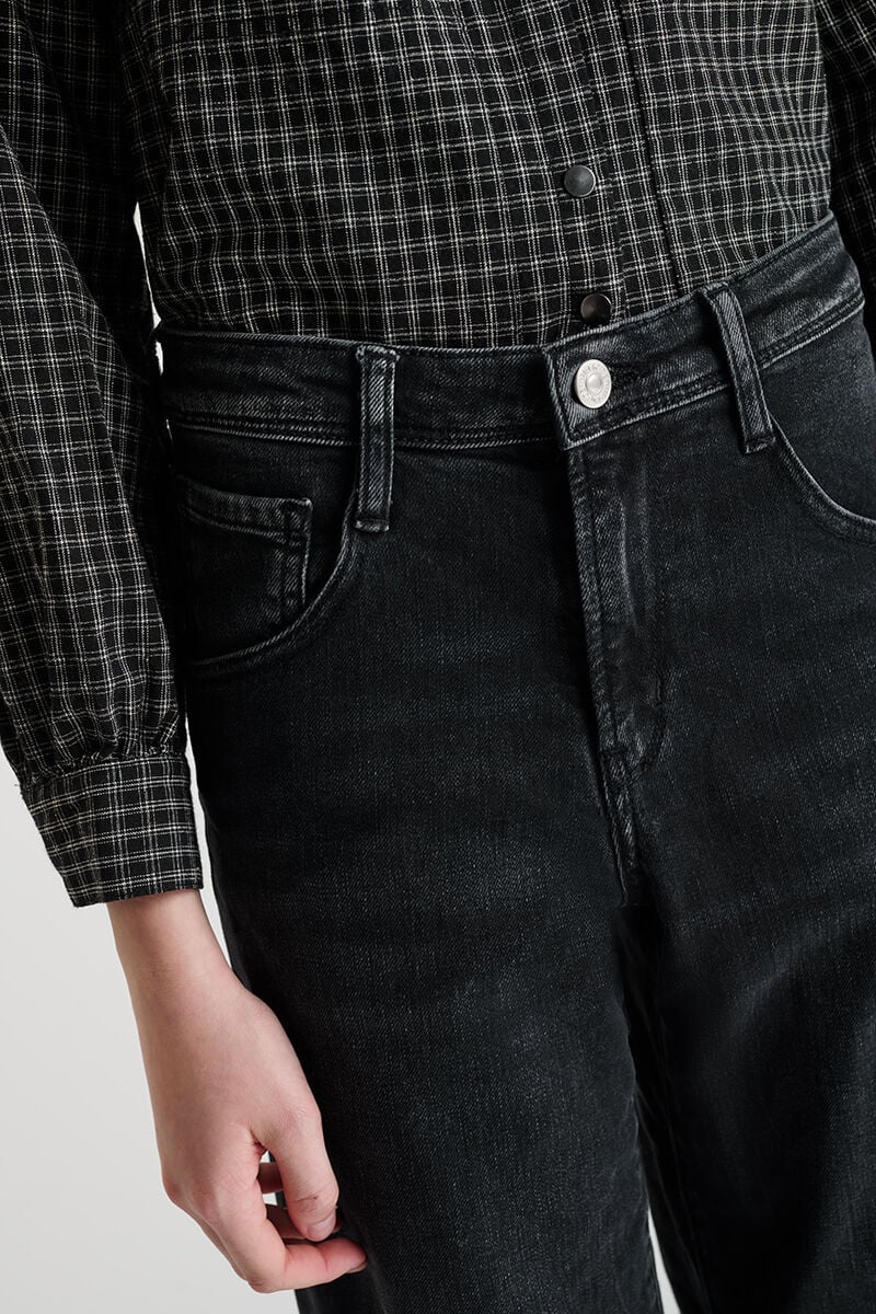 Jeans regular Black high waist N°1