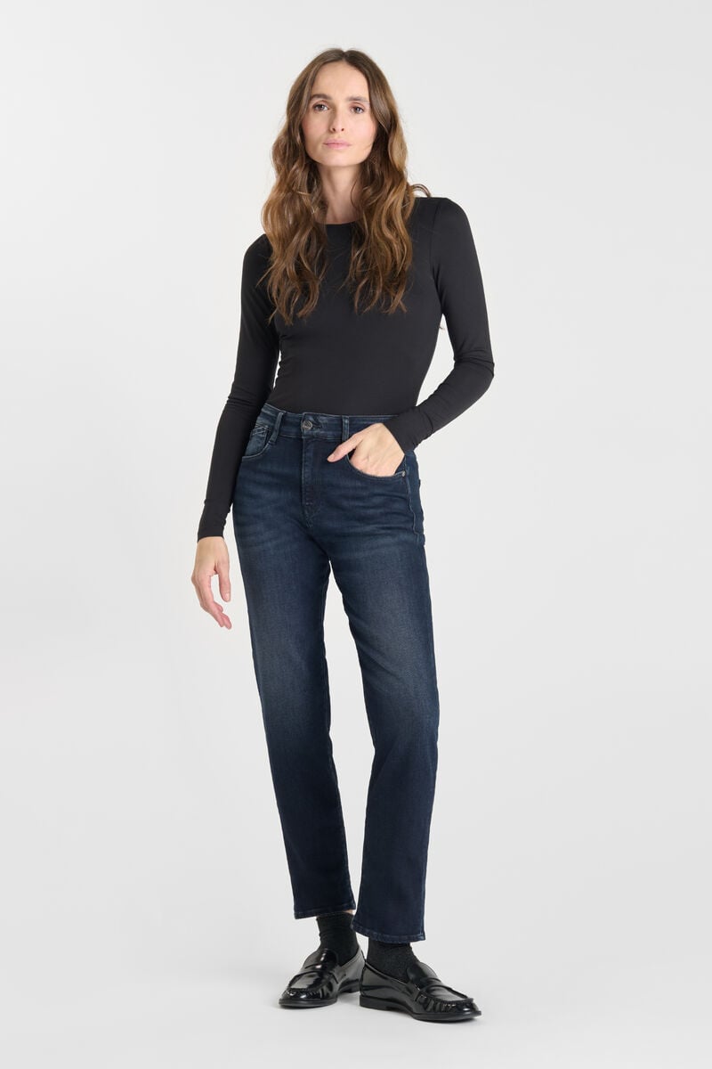 Jeans 400/17 mom high waist 7/8th blue-black N°1