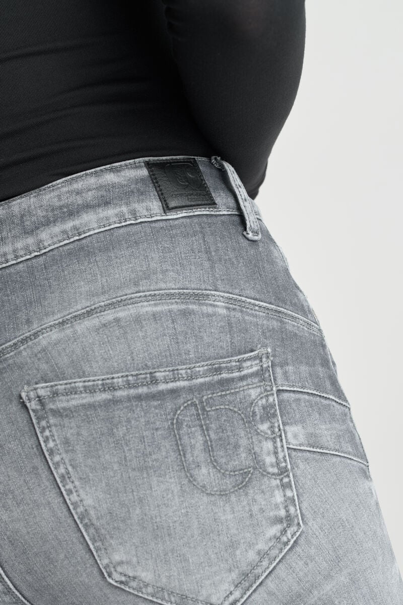 Jeans pulp slim Djalo high waist grey N°3